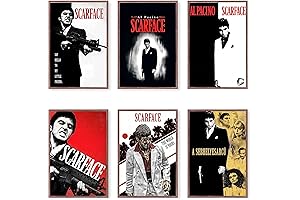 TONY MONTANA POSTER UNFRAMED CLASSIC 6 SCARFACE POSTERS FOR ROOM AESTHETIC