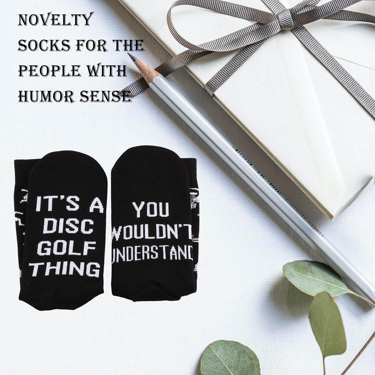 GJTIM Disc Golf Gift It's A Disc Golf Thing You Wouldn't Understand Disc Golfing Novelty Socks Gift for Disc Golf Lover Player (US, Alpha, One Size, Regular, Regular, Disc Golf Thing) - Image 5