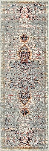 Miniatura 3 de nuLOOM Sarita - Tapete persa envejecido