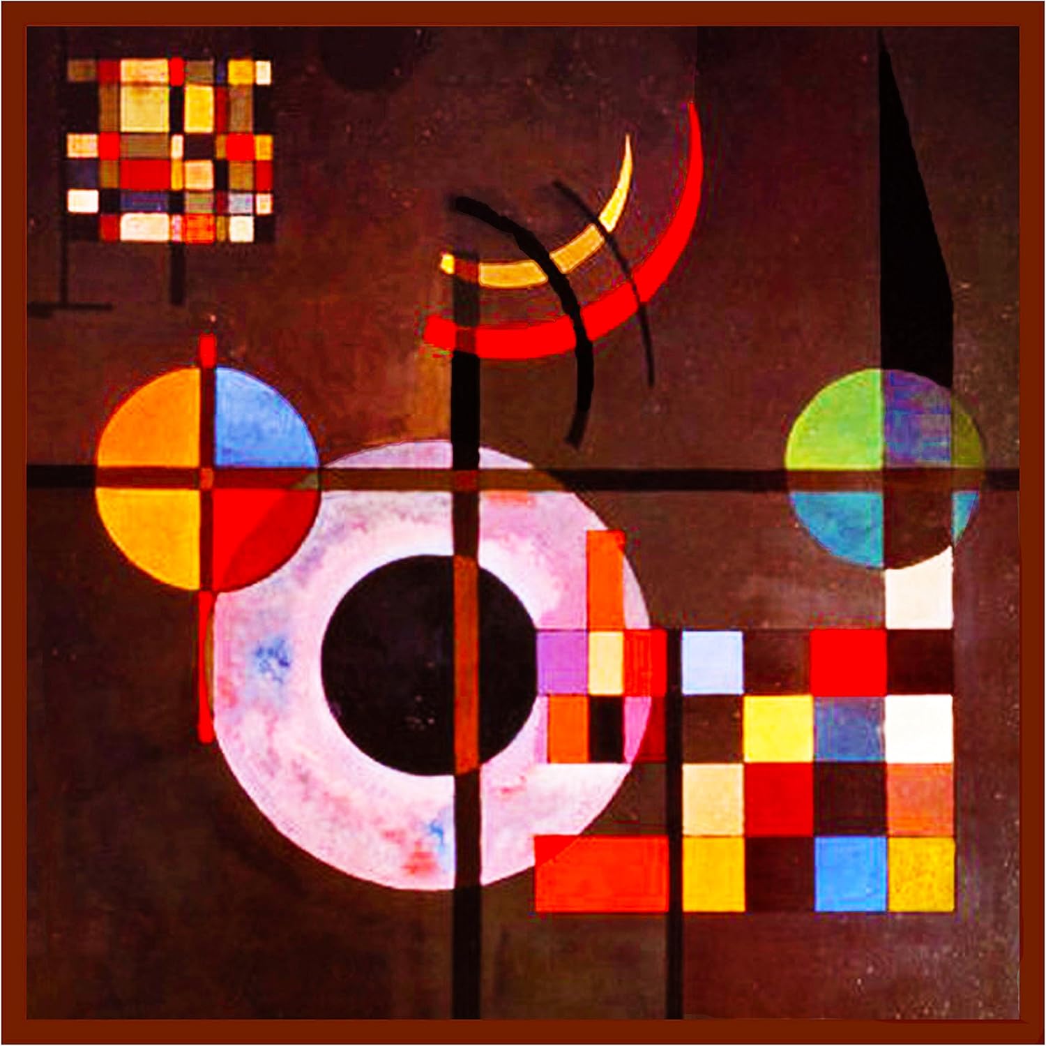 Orenco Originals Gravitation Artist Wassily Kandinsky Counted Cross Stitch Pattern