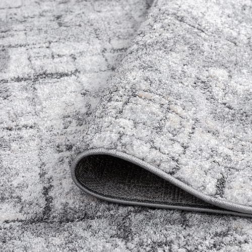 Miniatura 5 de Arthur - Alfombra moderna de 5 x 7 pies, color beige, fácil de limpiar, 5 x 7, alfombra para sala de estar, comedor, alfombra de dormitorio,