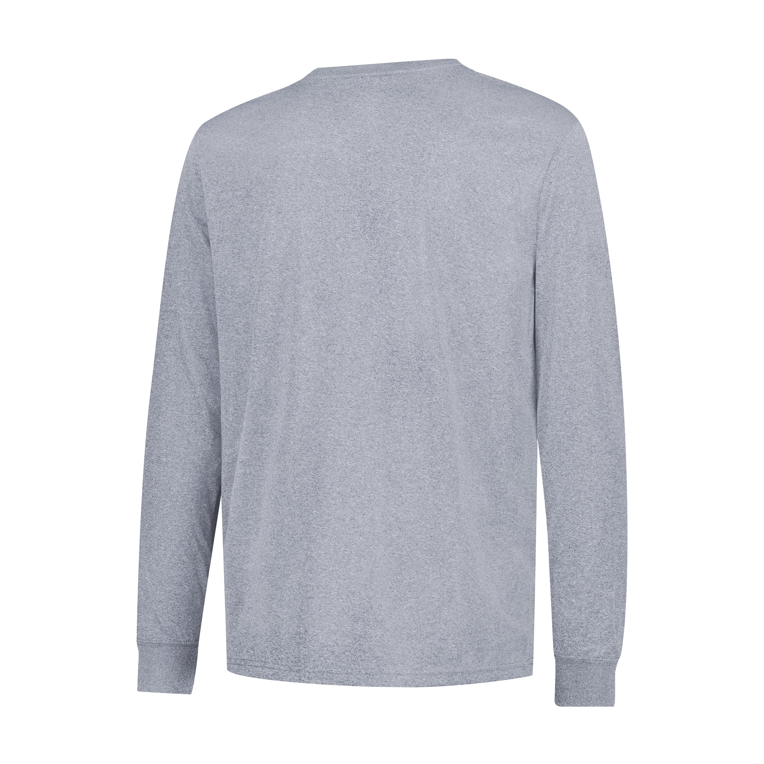 Ultra Game Athletic Quick Dry Long Sleeve T-Shirt Sportiva a Maniche Lunghe ad Asciugatura Rapida, Grigio Erica, XXL Uomo