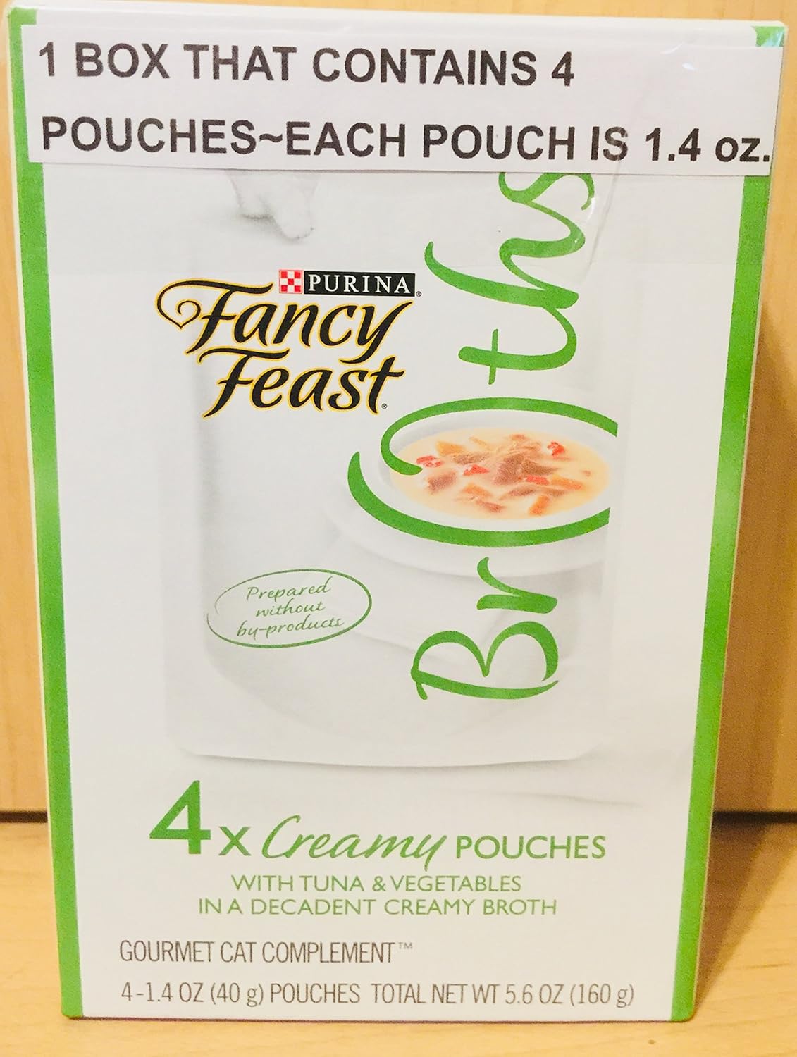 Fancy Feast Broths Creamy Tuna & Vegetables Cat Food