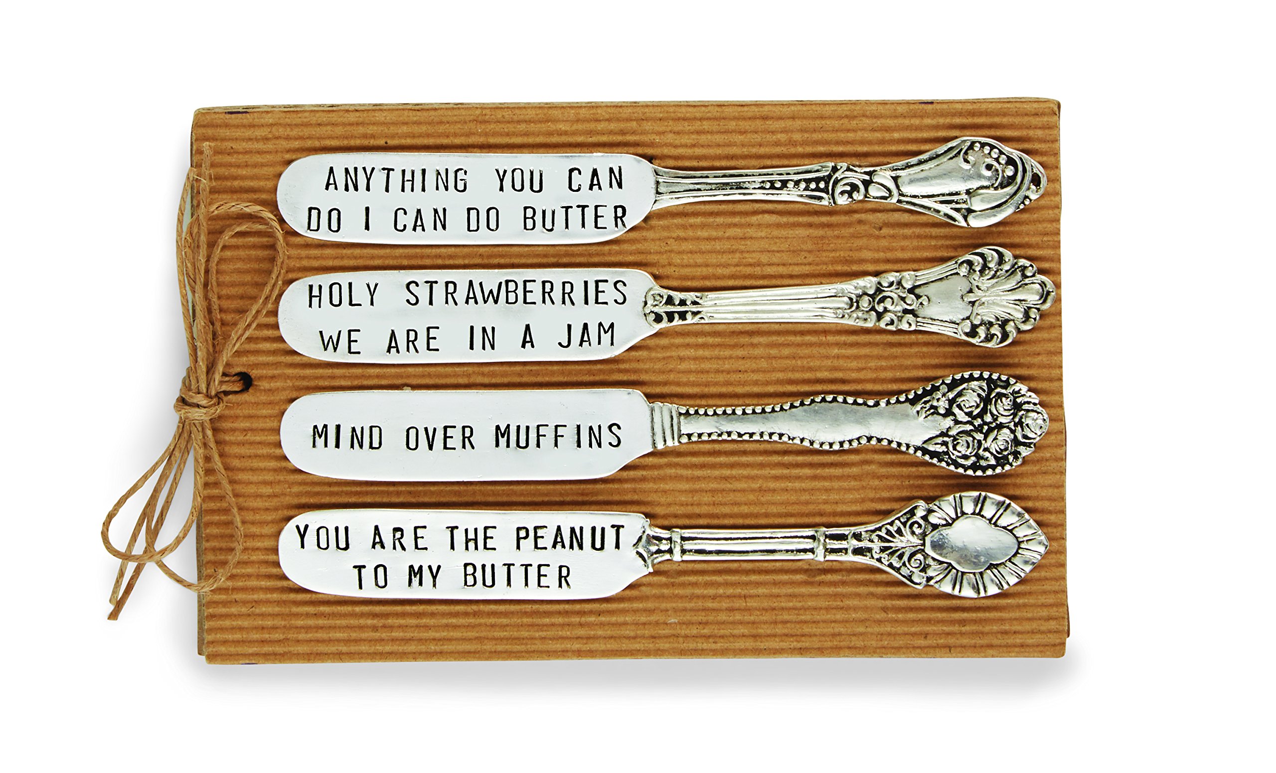 Mud Pie Circa Spreader Set, Silver