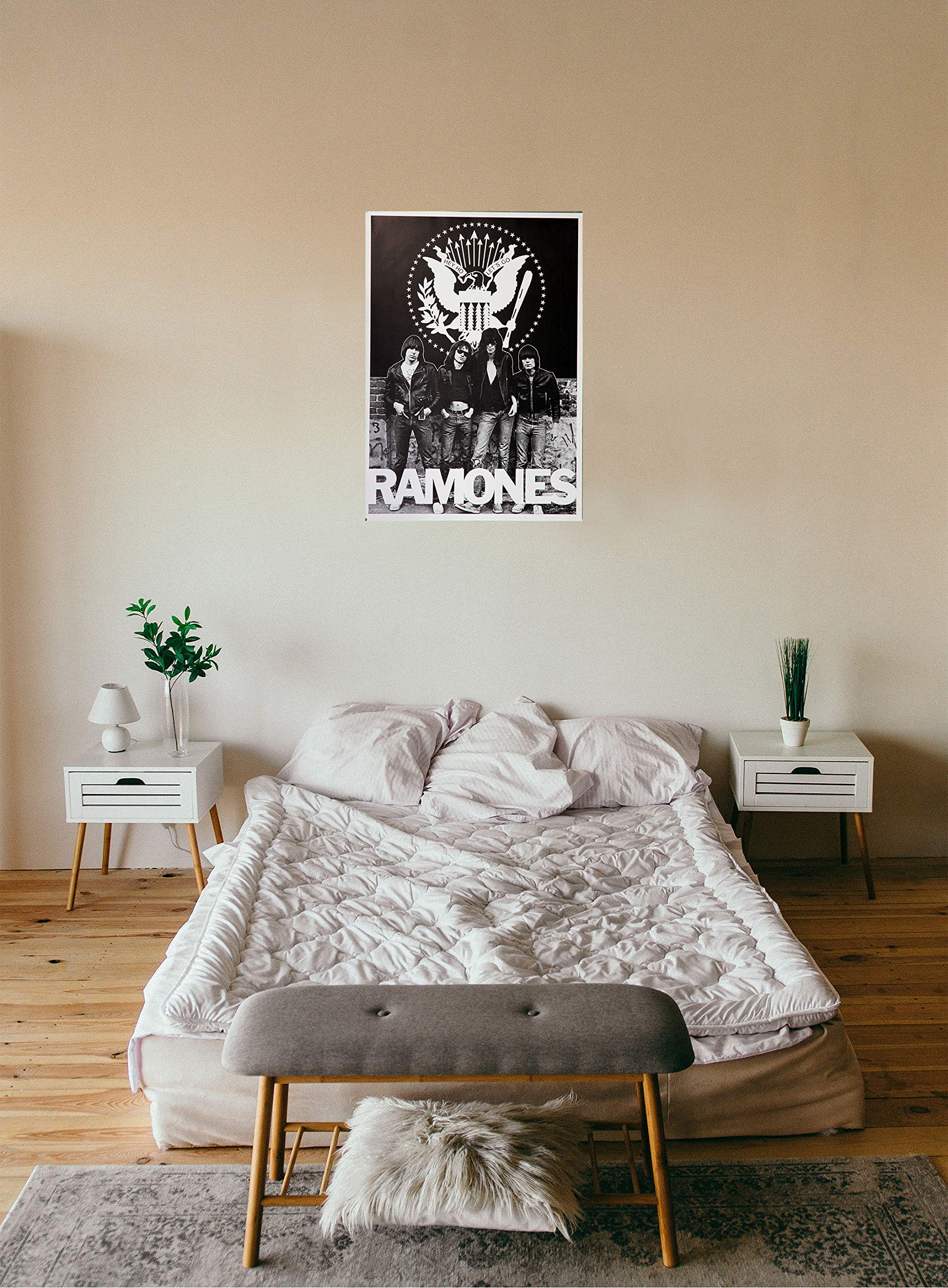 Premium Poster/Plakat | DIN A1 | Wanddeko | Live Konzert Veranstaltung » The Ramones - Hey Ho - Let´s Go, 1991 «