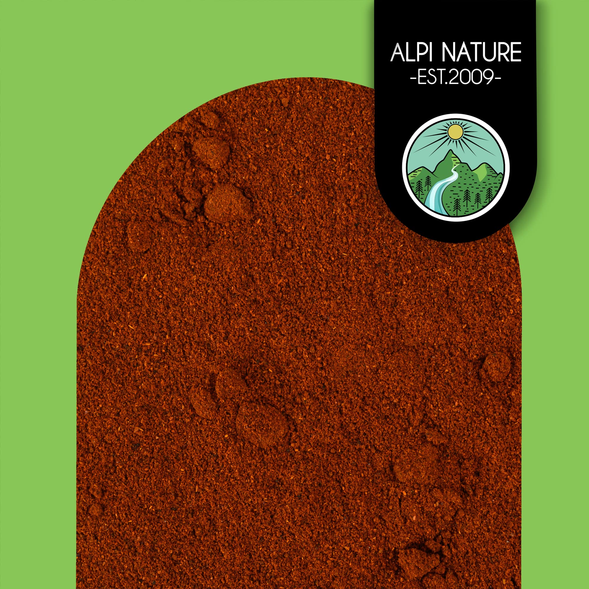 Alpi Nature Chipotle Chile Orgánico en Polvo 125g, Jalapeños Secos Molidos, Chile Chipotle en Polvo