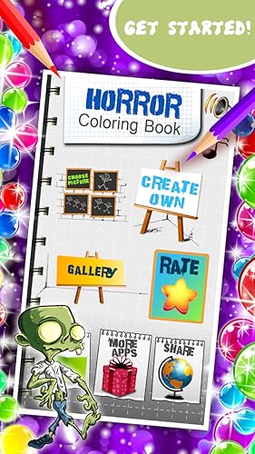 Horror Coloring Book