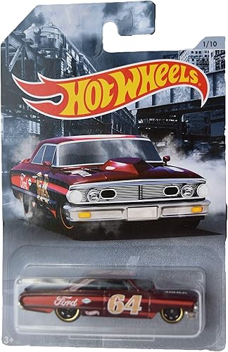 Hot Wheels American Steel Series '64 Galaxie 500 110, rojo