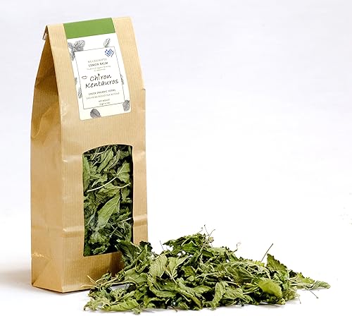 Greek Organic Bio Herb Melissa/Limón Balm Hojas de Mount Pelion Grecia - Sin OGM/Cafeína..