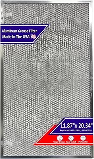 Air Filter Factory Grease Filter S99010301, 99010301 Replacement For Broan Range Hood Aluminum Mesh Grease Vent Filter 11-7/8" X 20-11/32" X 3/8"