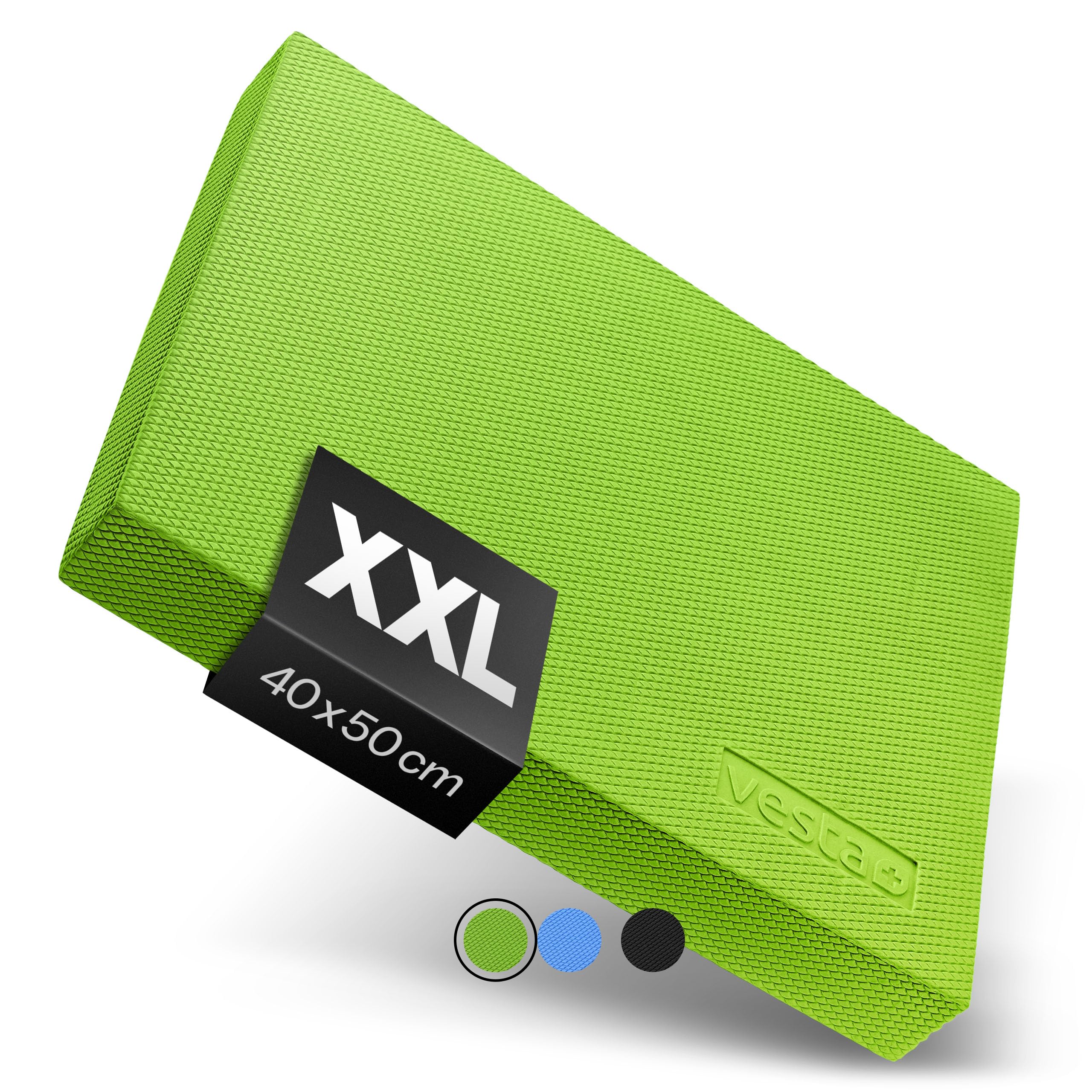 Vesta+ Balance Pad XXL + APP, Wackelpad und Gleichgewichtskissen - Balance Pad Physiotherapie für das Plus in Deinem Training, Balancepad, Gymnastik Kissen, Balance Matte