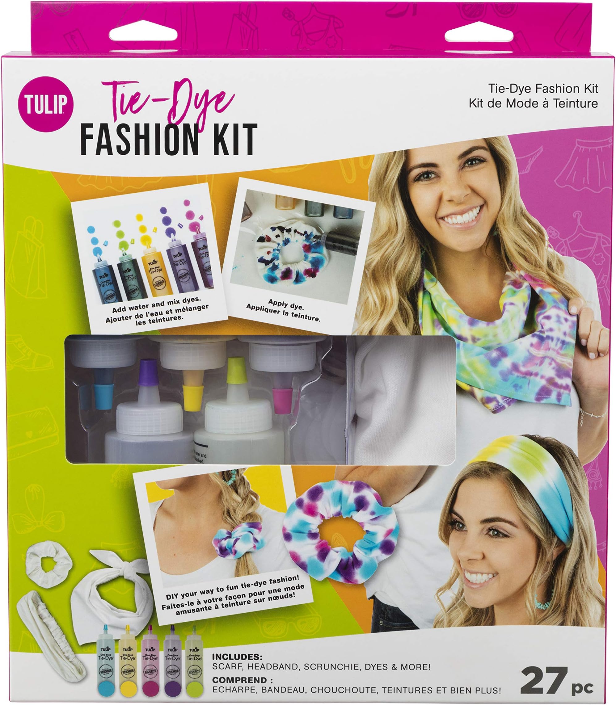 Tulip One-Step Tie-Dye Kit, 5 Bright Tie-dye Colors