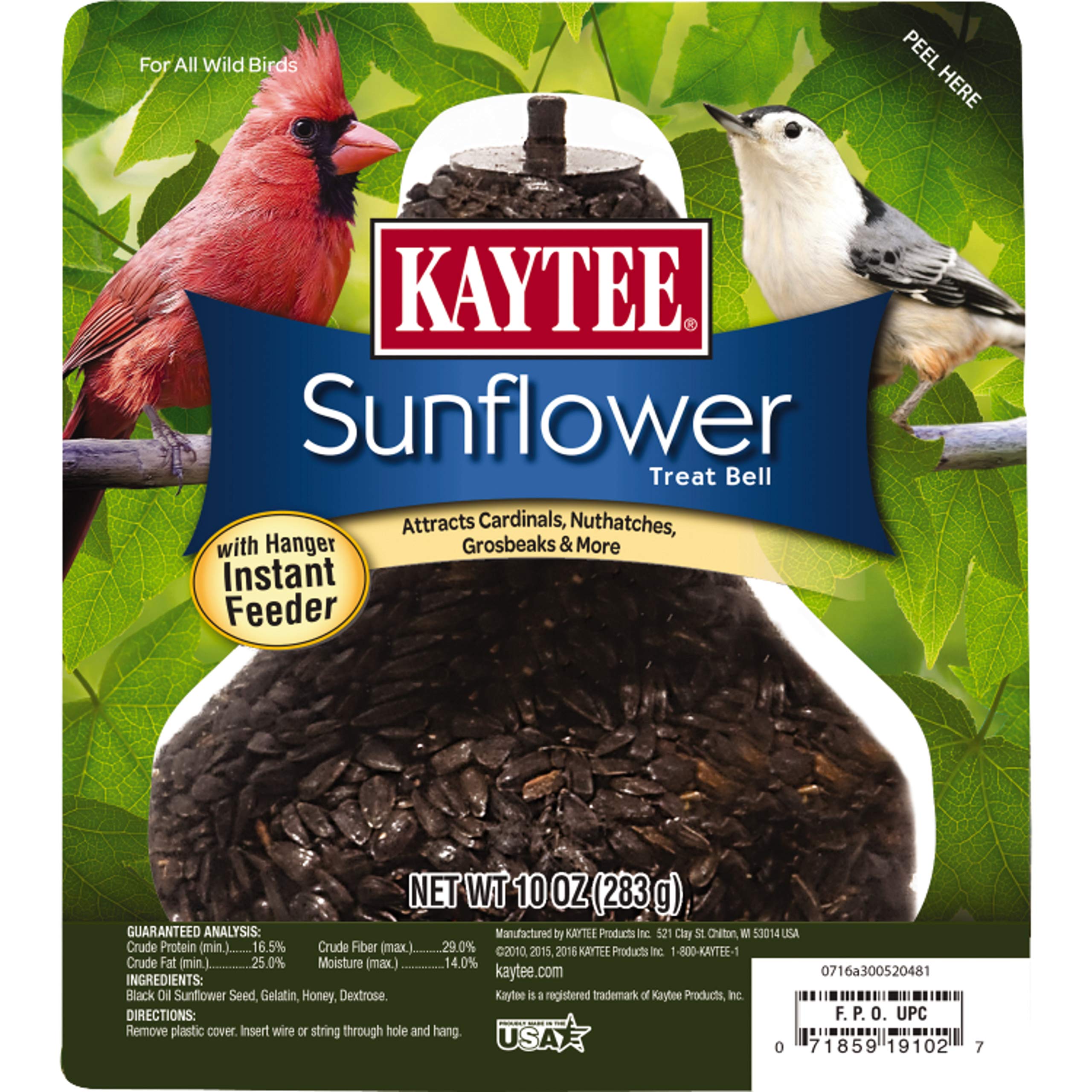 Kaytee Wild Bird Sunflower Treat Bell