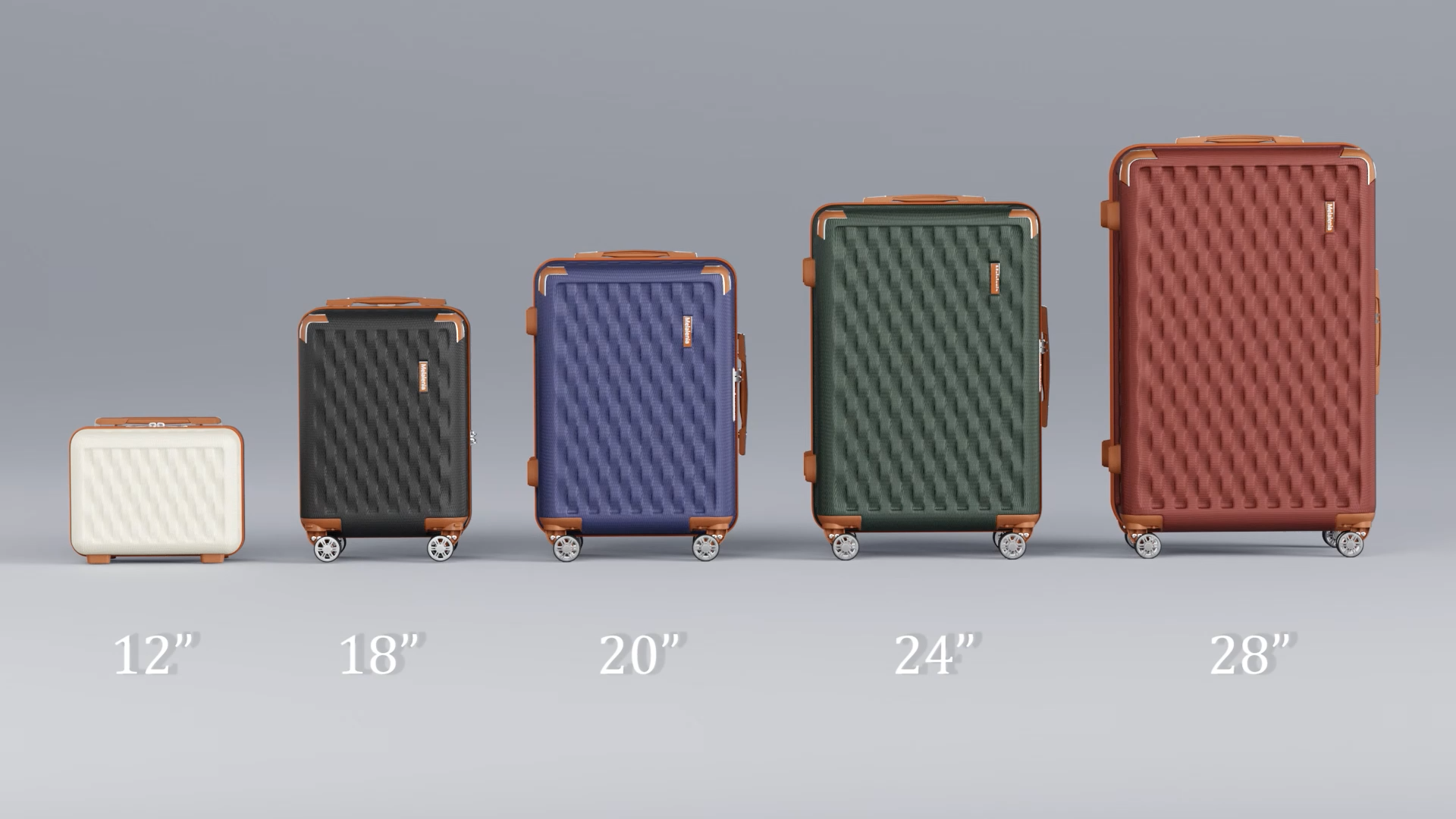 Amazon.com | Melalenia Luggage Sets 7 Piece Hard Shell Carry on