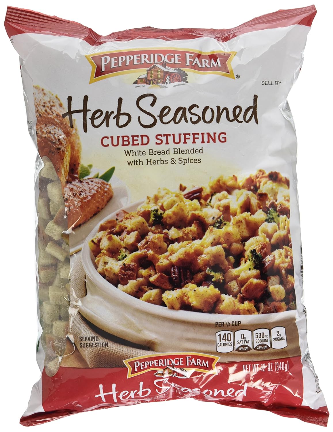Pepperidge Farm Herb Seasoned Cubed Stuffing, 12 Ounce