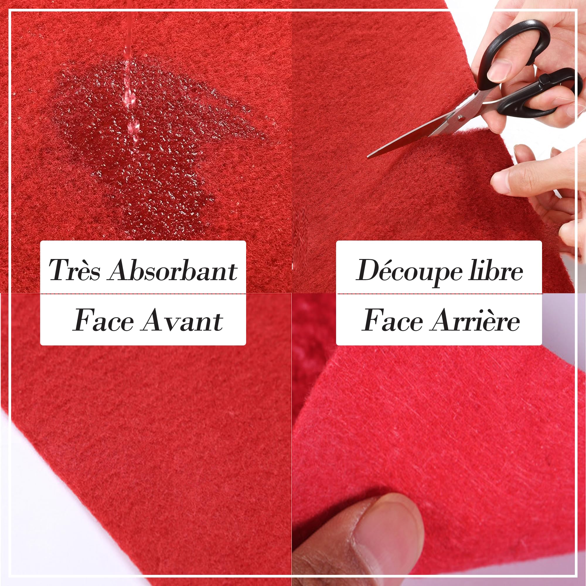 Tapis Rouge Extra Épais 1x10m Tapis de Passage Rouge pour Fêtes & Événements Anti-Dérapant Lavable en Machine Tapis de Couloir de Mariage pour Demandes en Mariage Noël,Thanksgiving