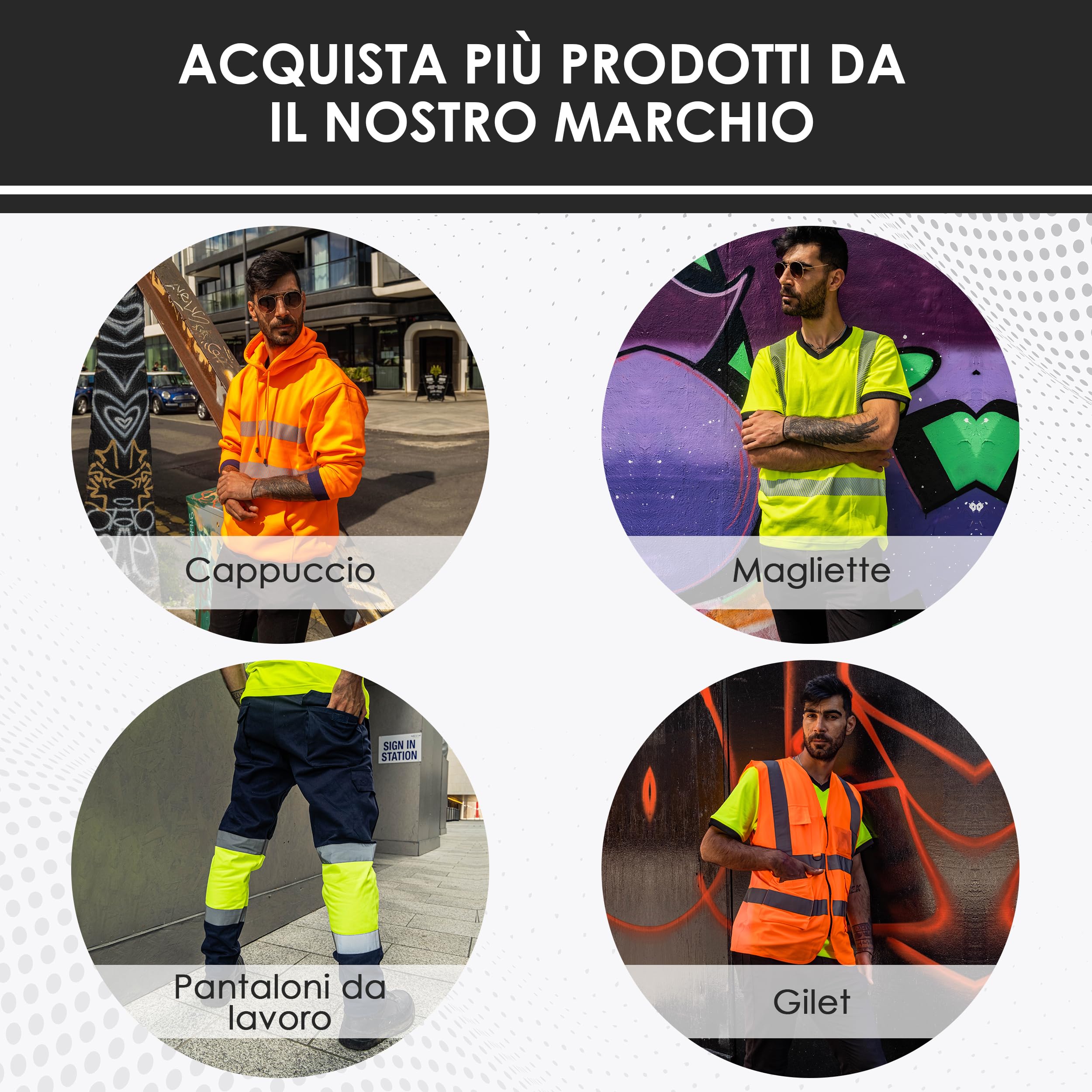 Giacca da lavoro da uomo ad alta visibilità, ad alta visibilità, ad alta visibilità, ad alta visibilità, con cappuccio, cappotto di sicurezza altamente visibile, giacca softshell, antivento,