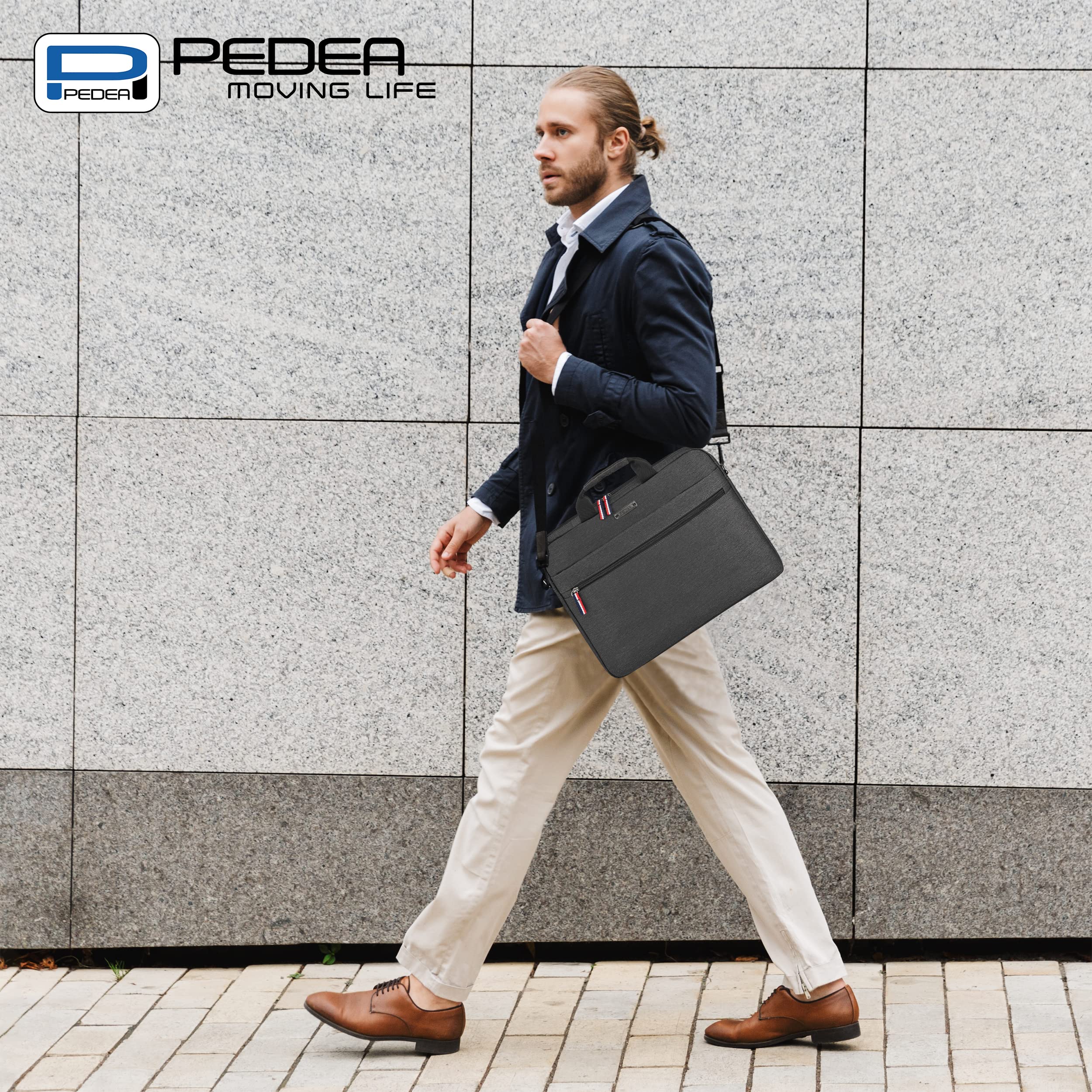 Pedea Notebooktasche "URBAN-NICE", grau [17,3 Zoll (43,9cm)]