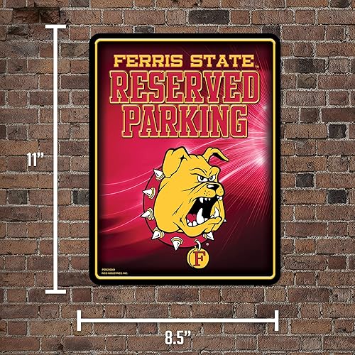 Miniatura 440 de Letrero de metal NCAA de 8.5 x 11 pulgadas, ideal para cueva de hombre, dormitorio, oficina, decoración del hogar Primario