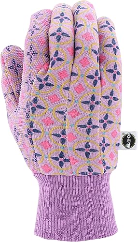 Miniatura 3 de Miracle Gro Women's Printed Jersey Dotted Palm Garden Work Gloves