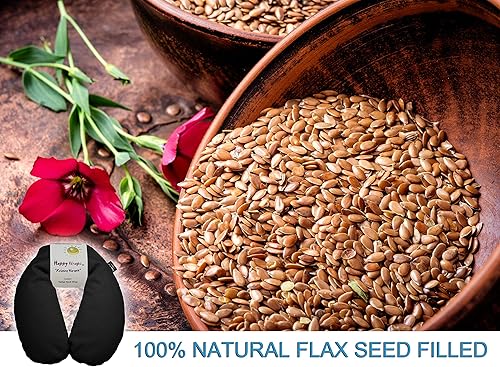 Miniatura 5 de Happy Wraps Envoltura para el cuello de hierbas para microondas, almohada cálida para aromaterapia y frío, almohadilla térmica para migrañas,