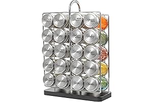 Orii 20 Jar Stainless Steel Spice Rack