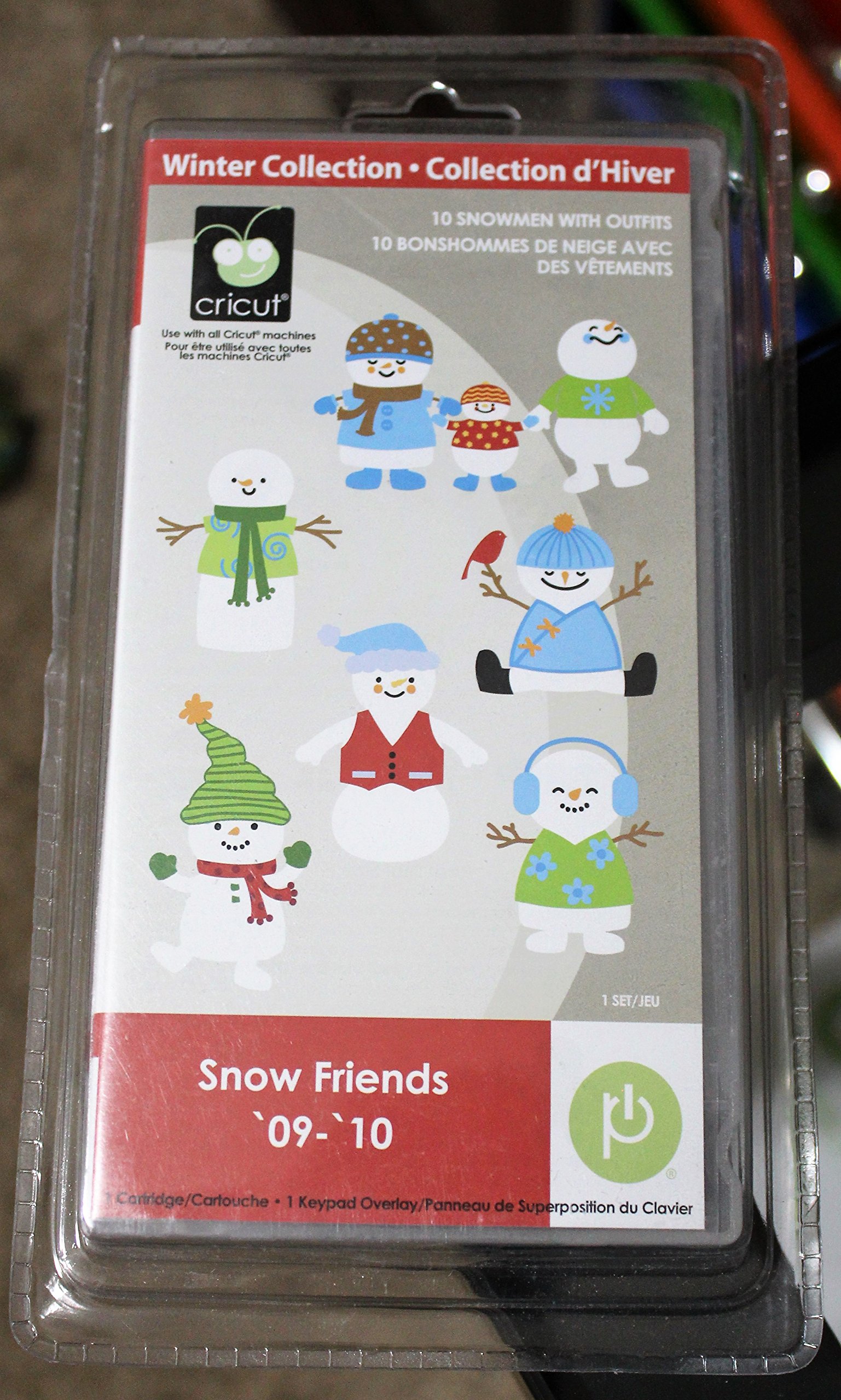 Cartucho Cricut Snow Friends de Provo Craft para decorar álbumes familiares de invierno