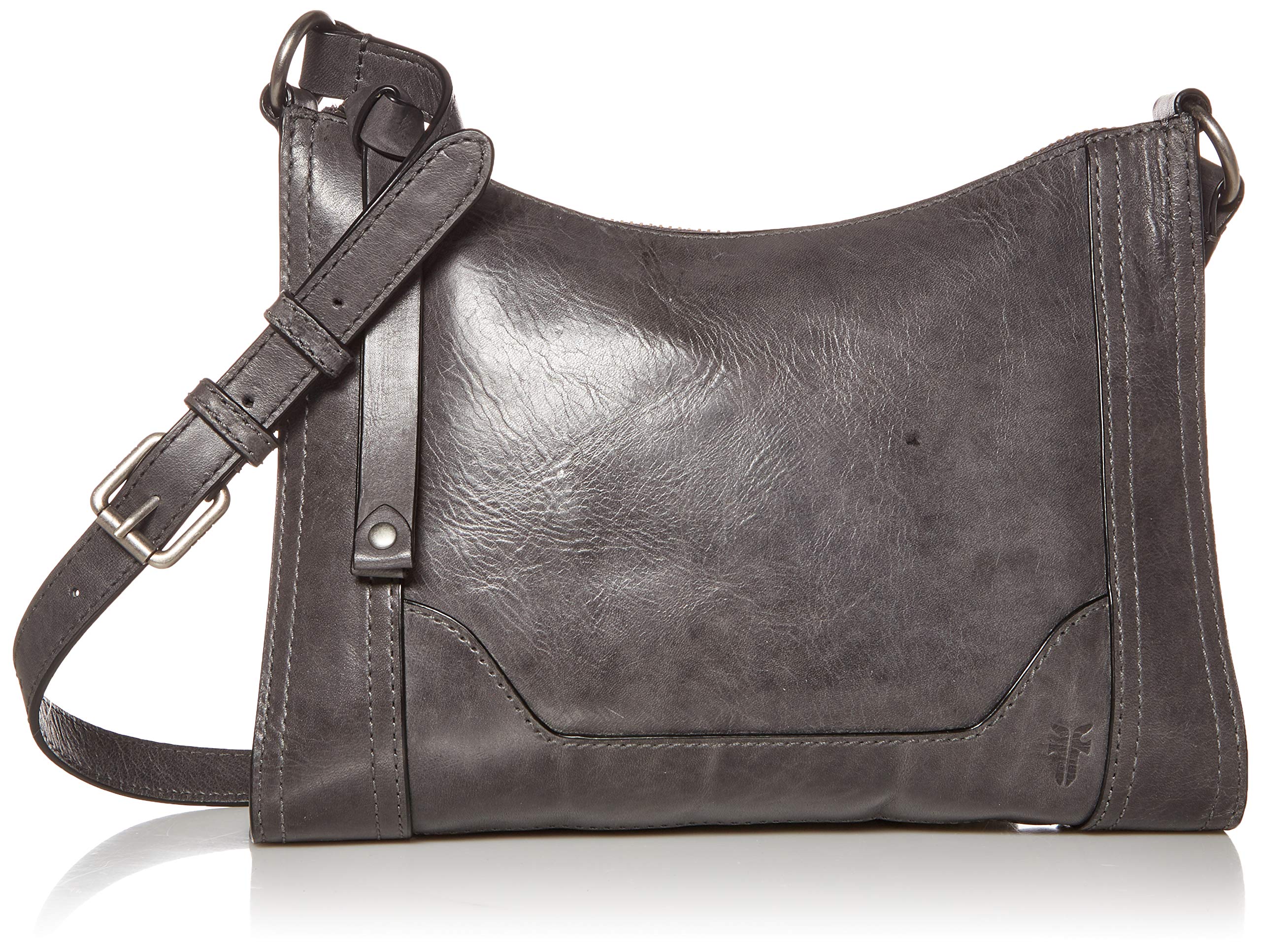 Frye Womens Melissa Zip Crossbody Bag Stylish Handbag with Adjustable Strap Pockets