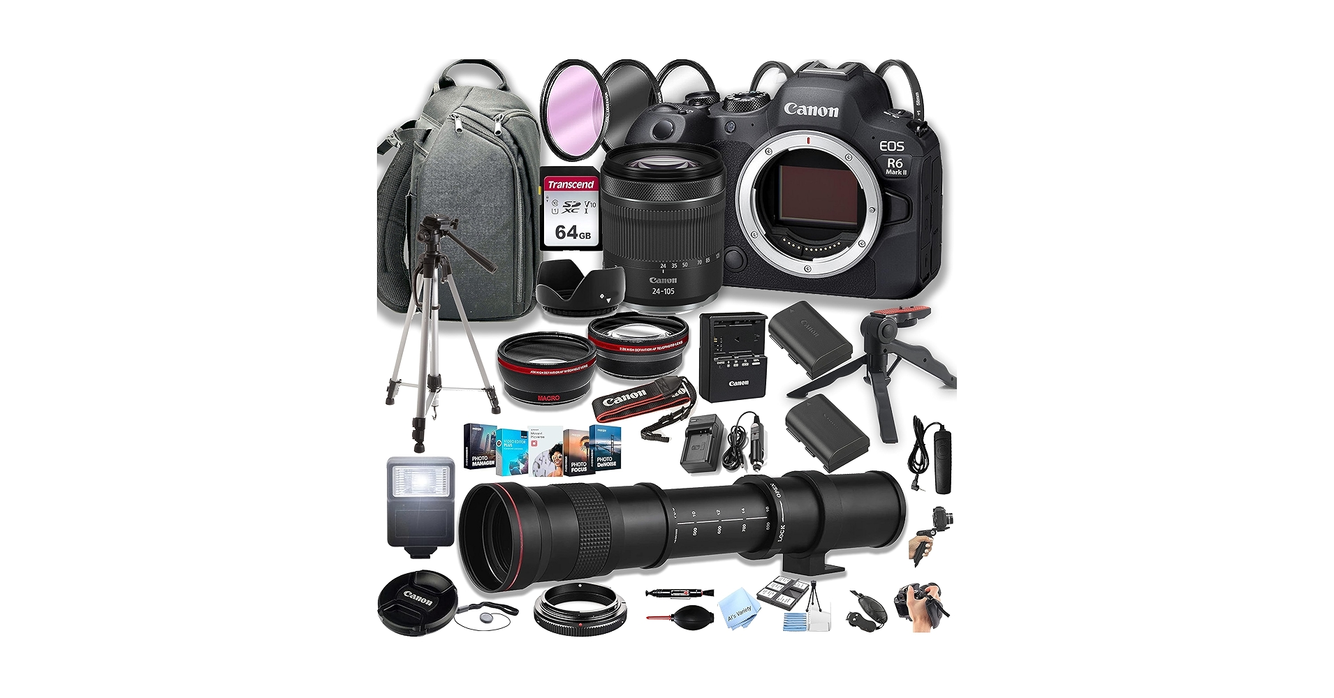 Amazon.com : Canon EOS R6 Mark II Mirrorless Camera with 24
