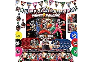 Treasures Gifted Power Rangers Ultimate Party Supplies Set