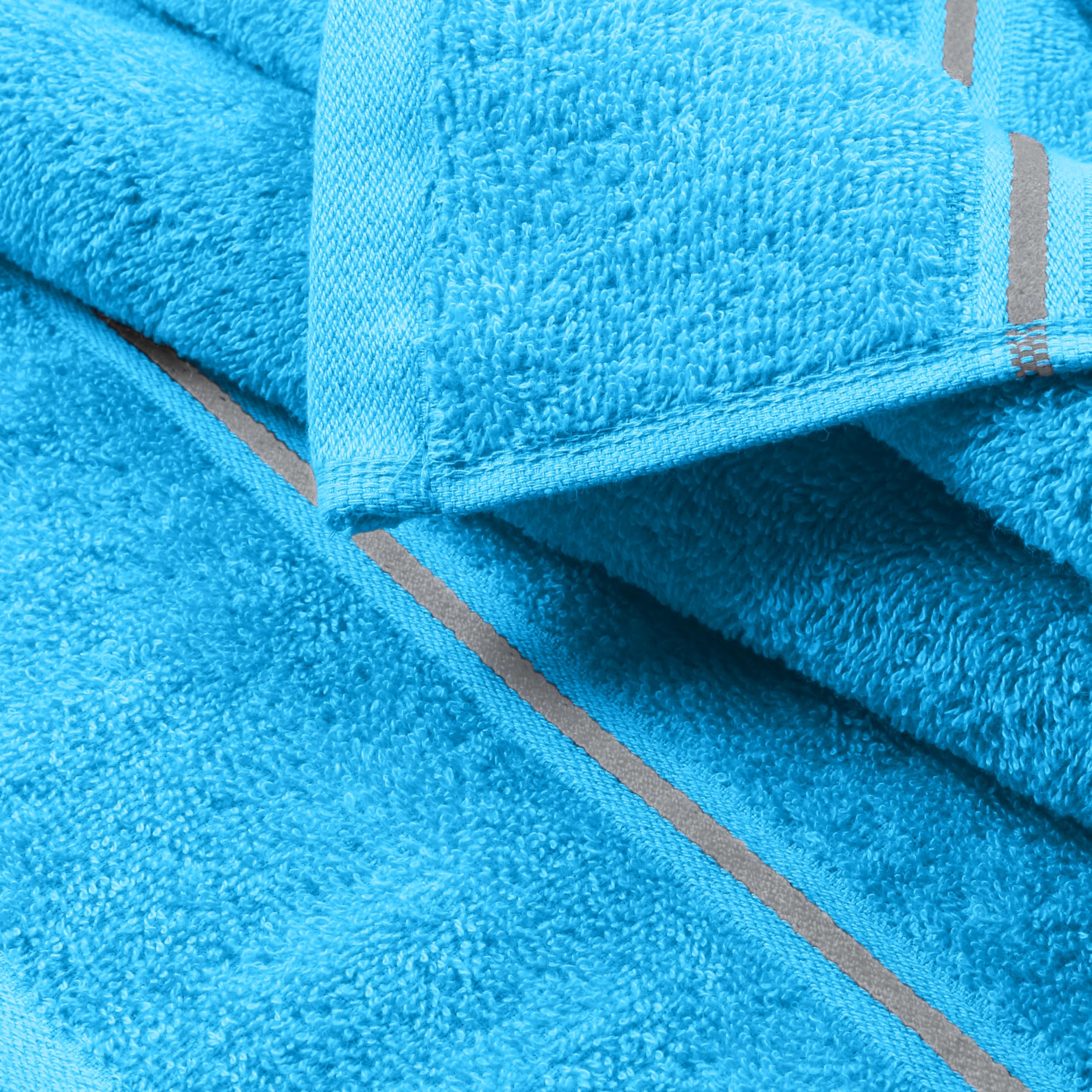 Lot De 4 Serviettes Ultra Douces En Coton, Contient 2 Serviettes De Bain Surdimensionnées 70 X