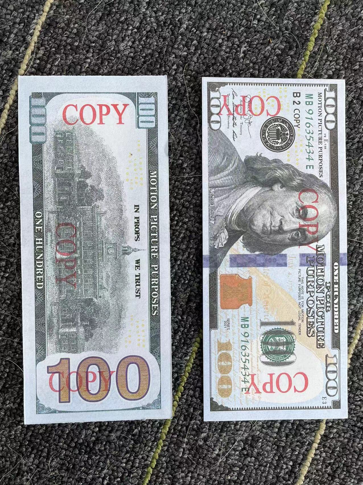 CHUNLINLAODA 140 Pcs Prop Money, Fake Notes, Toy Money, Kids Toy, Dollar Bills, Children Dollars Items, For Movies, Advertising, Play, Birthday Party