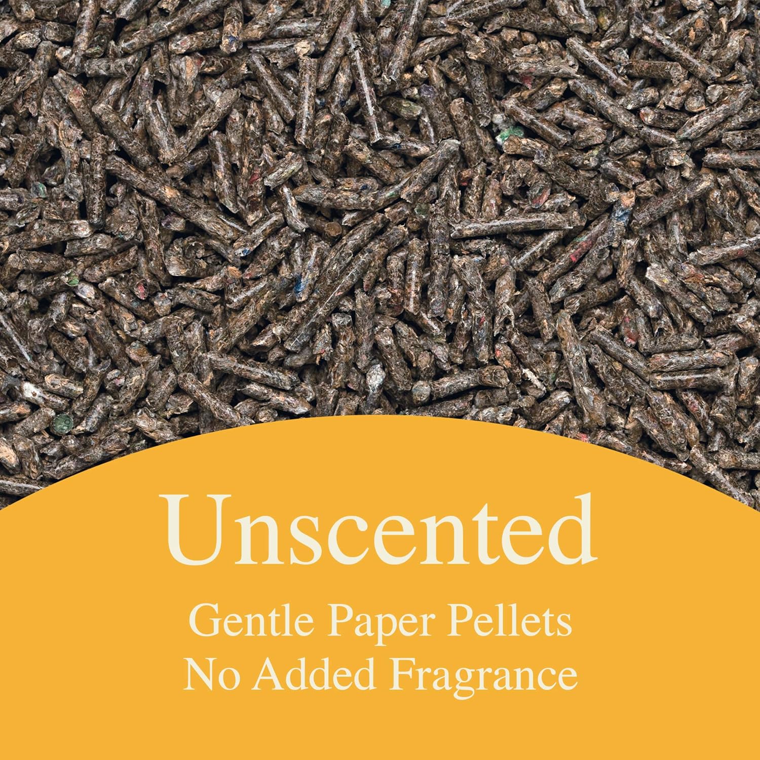 recycled newspaper pellets