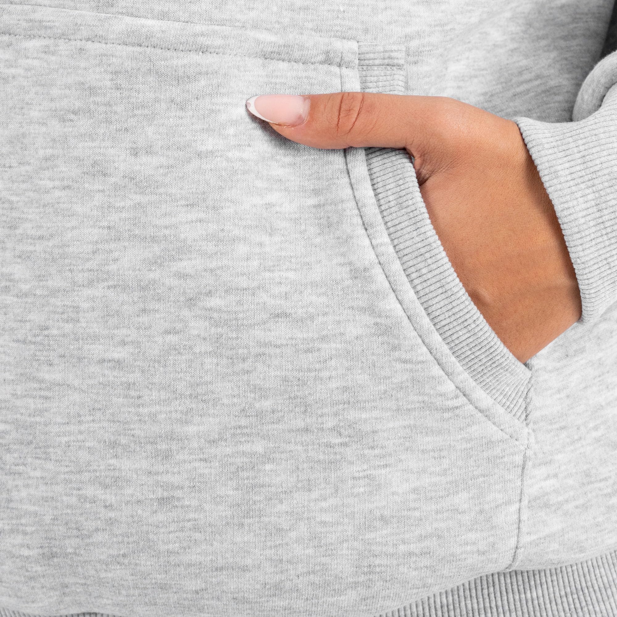 SMILODOX Hoodie Damen Thalea, Oversize Pullover, Kapuzenpullover, Sweatshirt Relaxed Fit mit Kängurutasche und Kapuze ohne Kordel, Modernes Design und Logo-Stitching, Casual Fit, Gym & Freizeit
