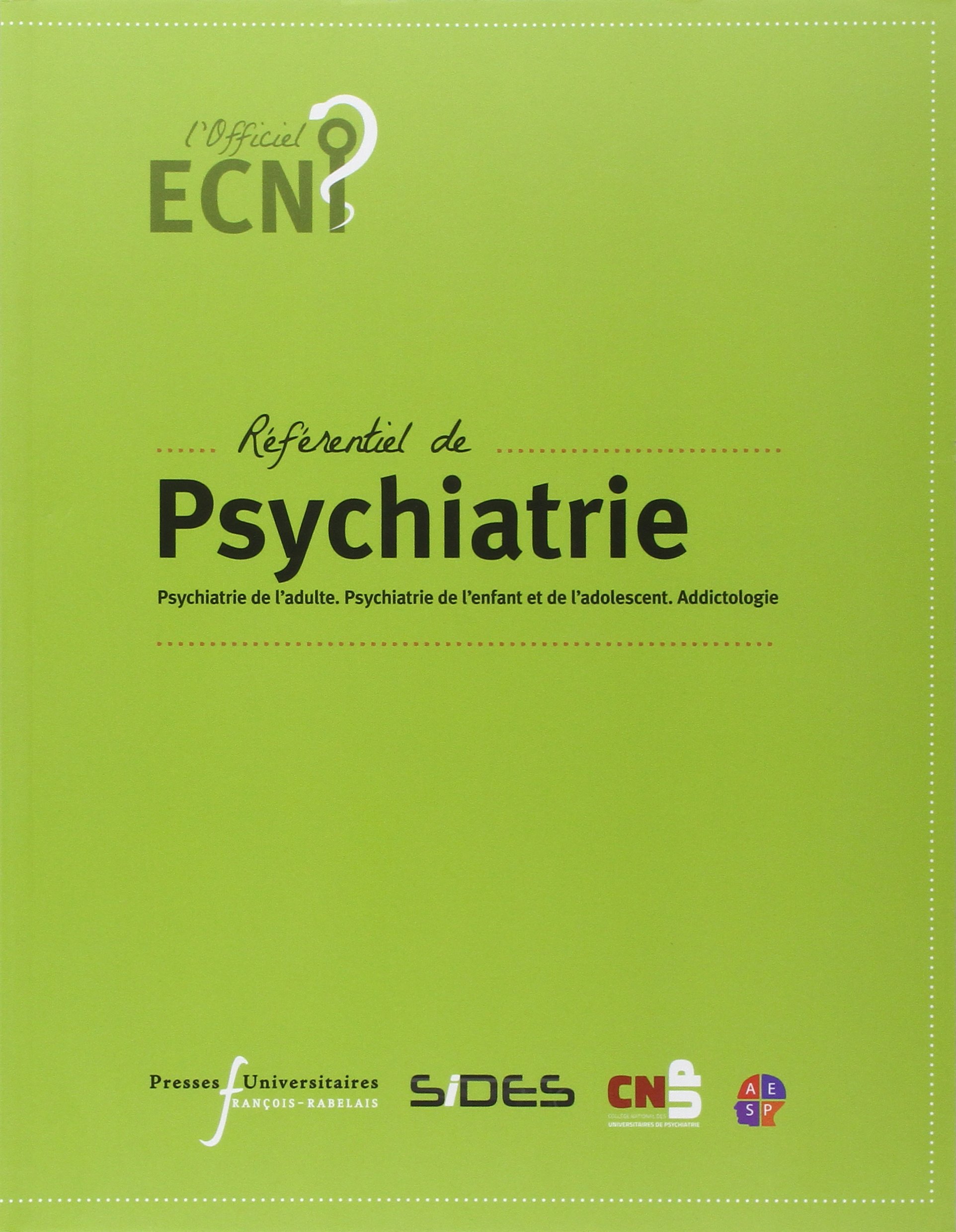 ECN REFERENTIEL DE PSYCHIATRIE