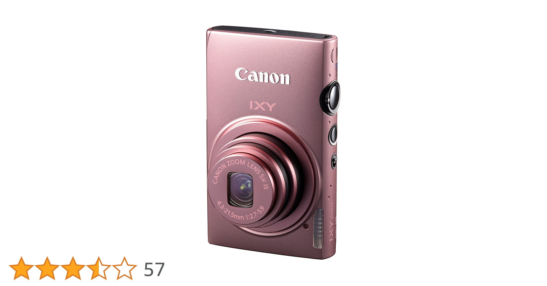 Amazon | Canon デジタルカメラ IXY 220F ピンク 光学5倍ズーム 広角