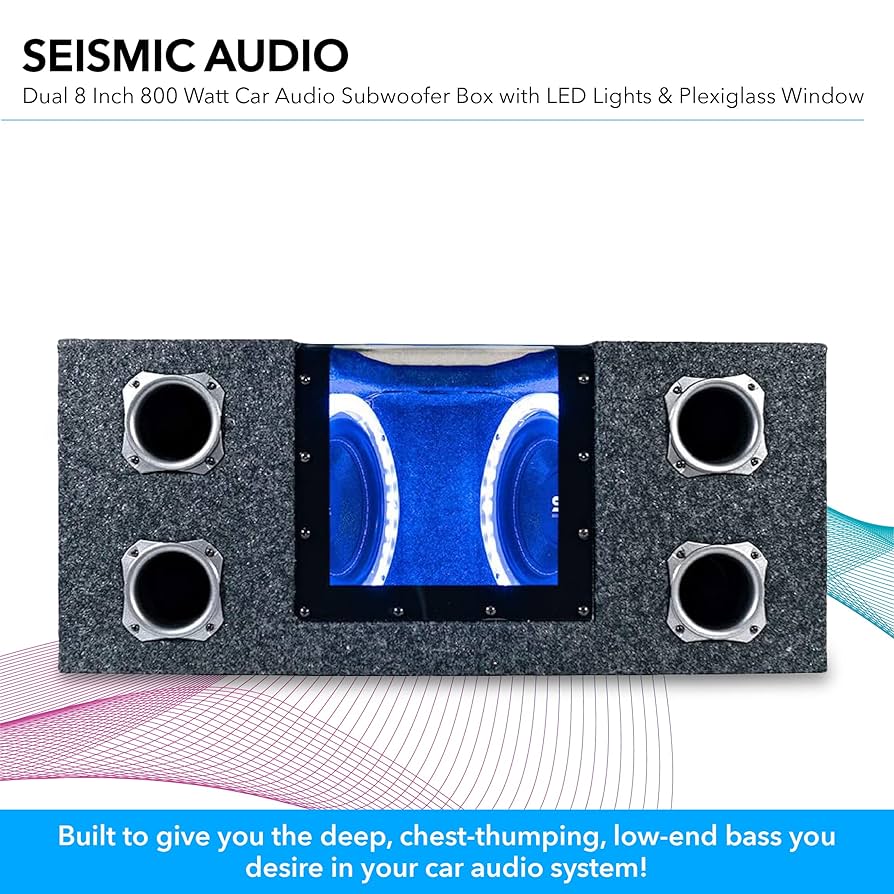 LP 角松敏生 Sea Breeze RHL8508 RCA /00260 Seismic Audio - SA-PGCE08LED - Dual 8 Inch 800 Watt Car