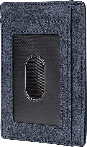 Miniatura 3 de Travelambo Billetera delgada con bolsillo delantero y clip para el dinero con bloqueo de identificación por radiofrecuencia, talla única