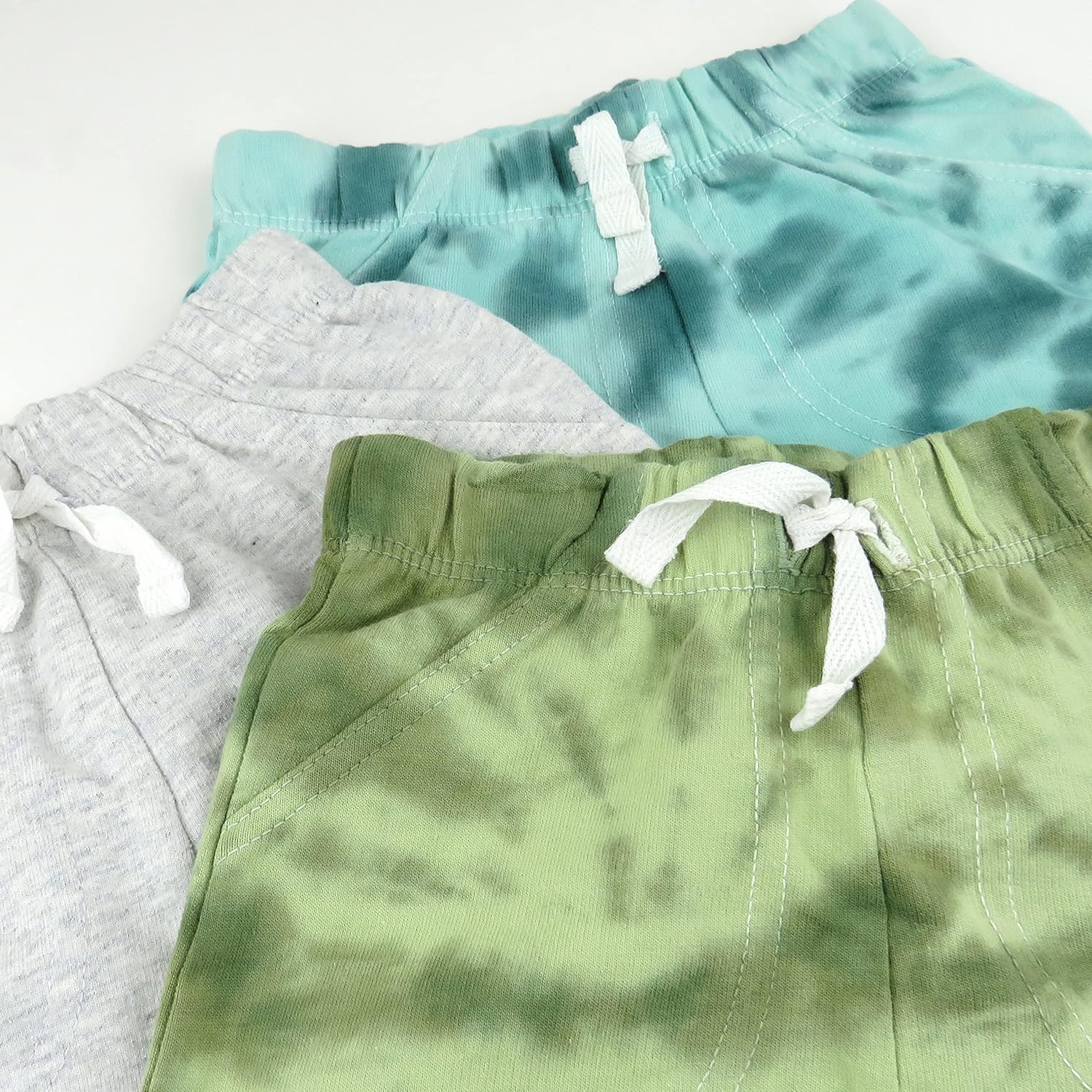 HonestBaby Baby 3-Pack Organic Cotton Basic Shorts