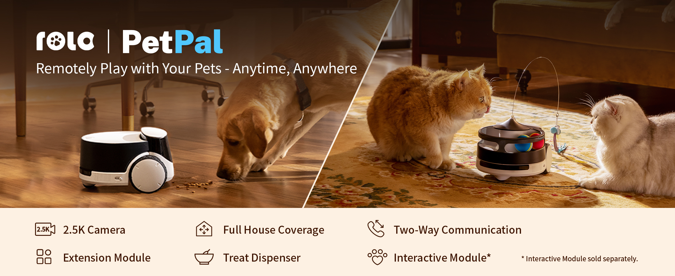 ROLA PetPal Mobile Pet Camera Robot