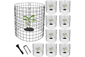 10-Pack Wire Cages Protect Plants from Pesky Bunnies