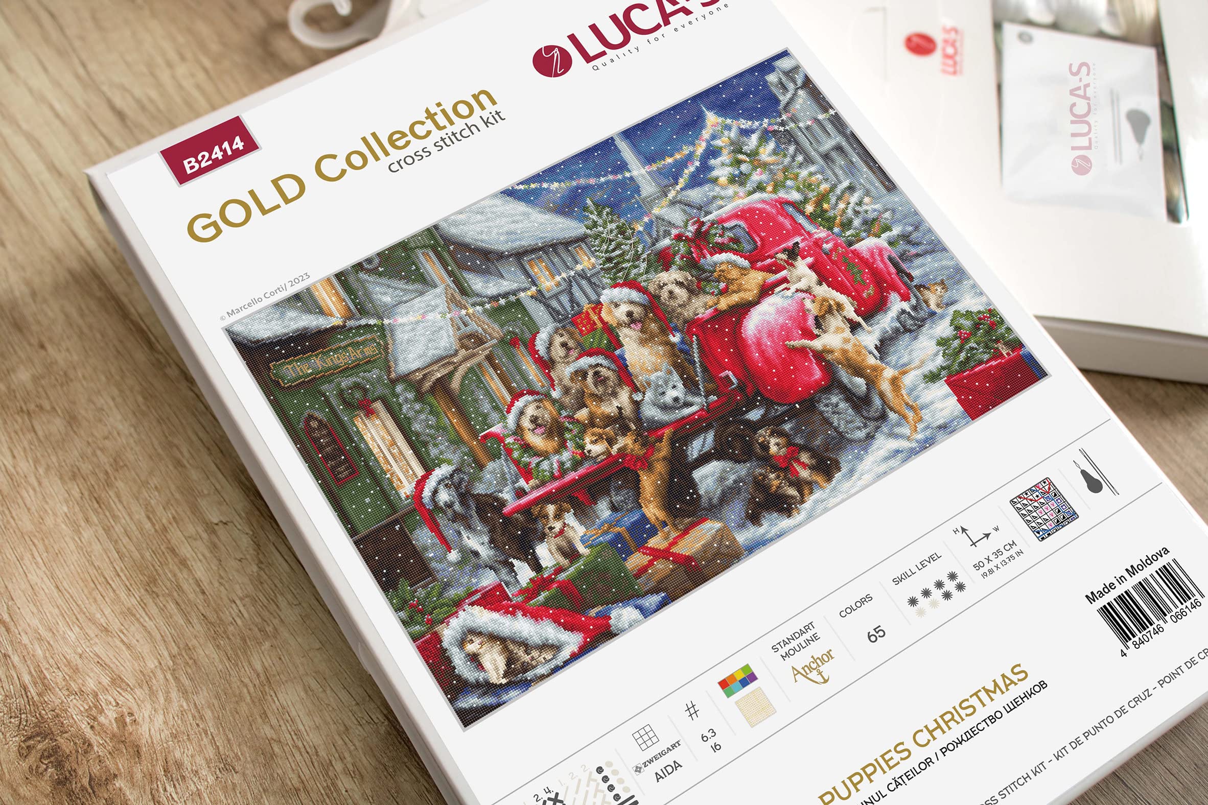 Amazon.com: Luca-S Cross Stitch Kit Gold Collection