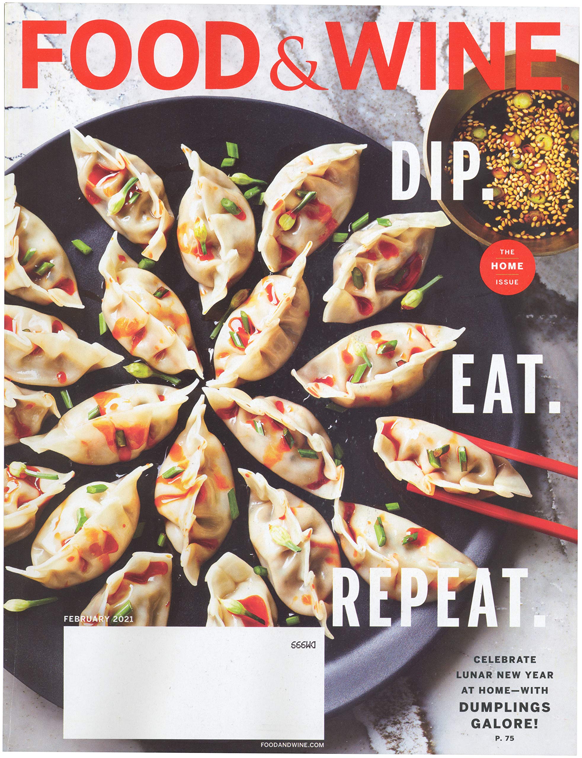 Food & Wine Magazine February 2021 - Celebrate Lunar New Year At Home With Dumplings Galore!
