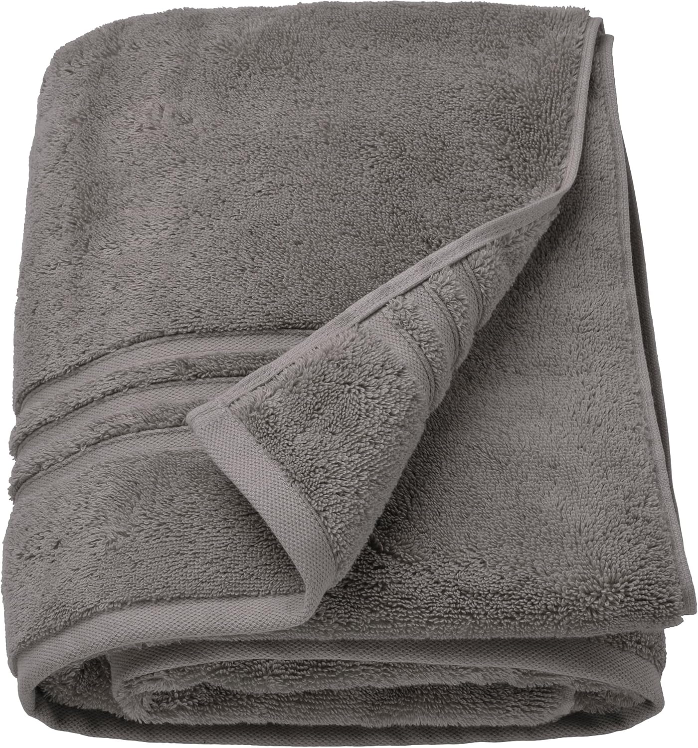 BROKGLIM Bath sheet, grey, 100x150 cm