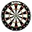 Franklin Sports Professional Grade A Staple Free Dartboard - Regulation Size Dartboard - 18 Inch Bristle Dartboard - Self Healing