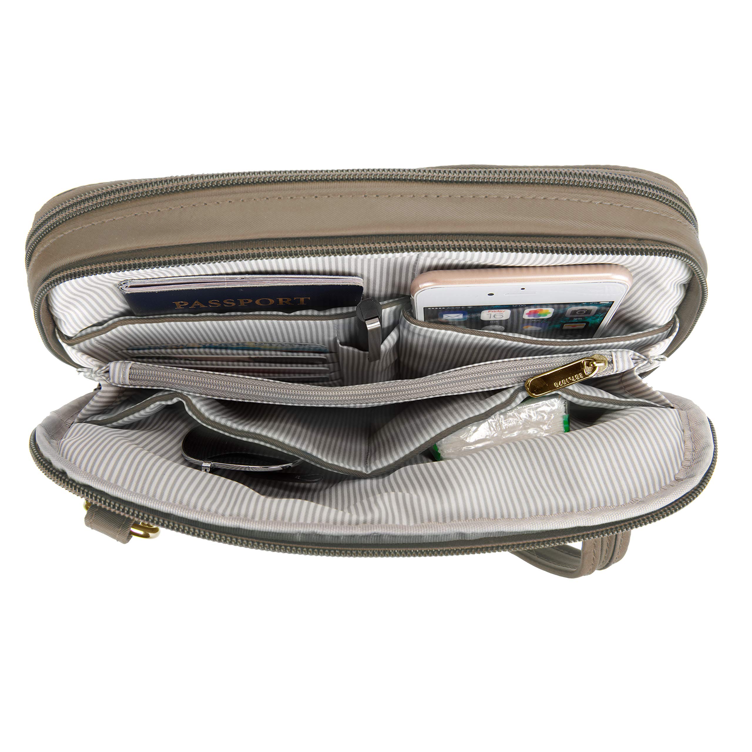 Travelon Torebka podróżna Kobiety Travelon Anti-theft Tailored E/w Organizer