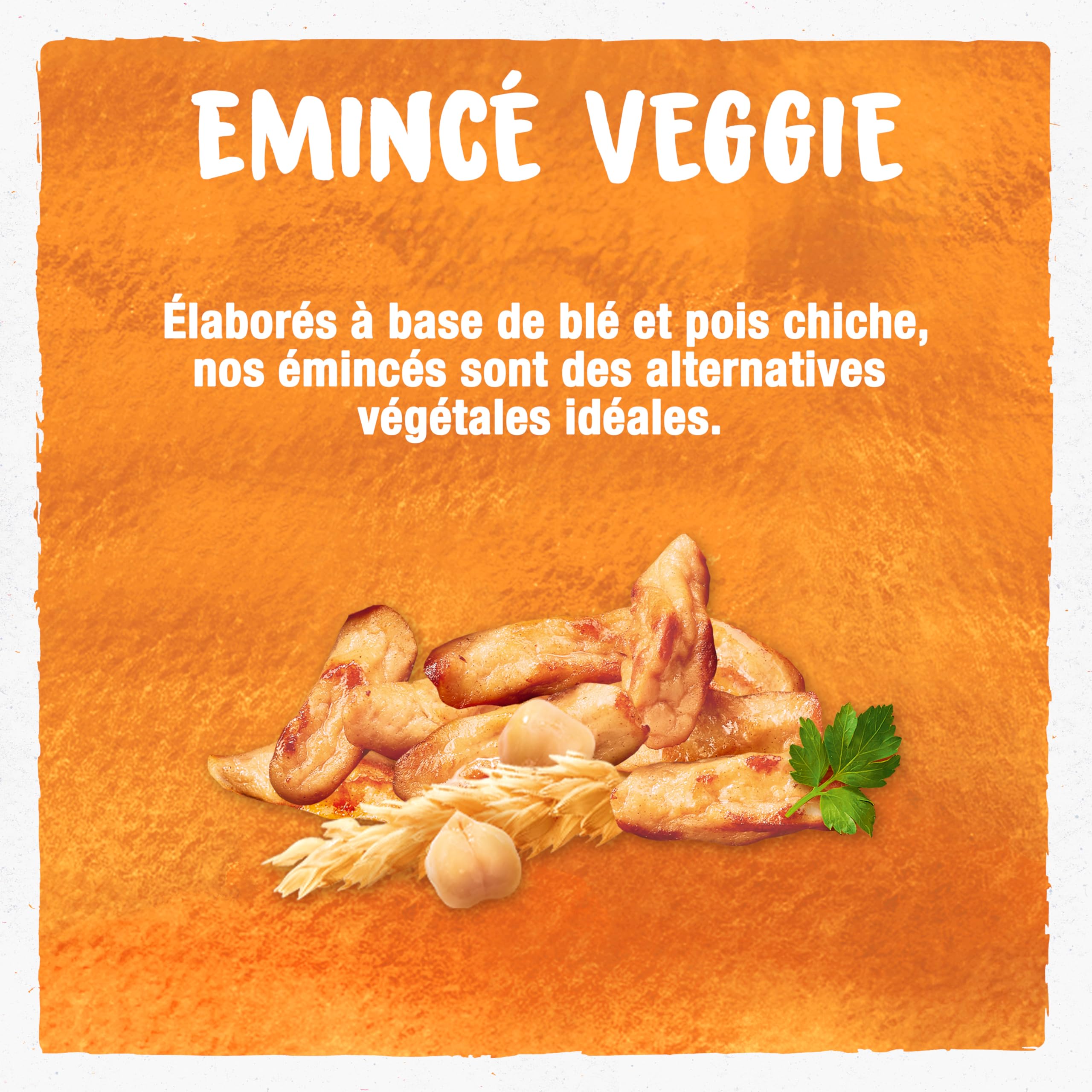 Bjorg Emincé veggie blé et pois chiche bio - Le paquet 220g