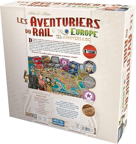 Miniatura 2 de Asmodee Juego - Les Aventuriers du Rail  Europa (15eme Anniversaire)