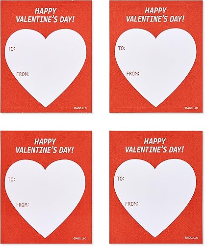 Miniatura 2 de American Greetings Calcomanías de San Valentín para niños, dinosaurio (40 unidades)