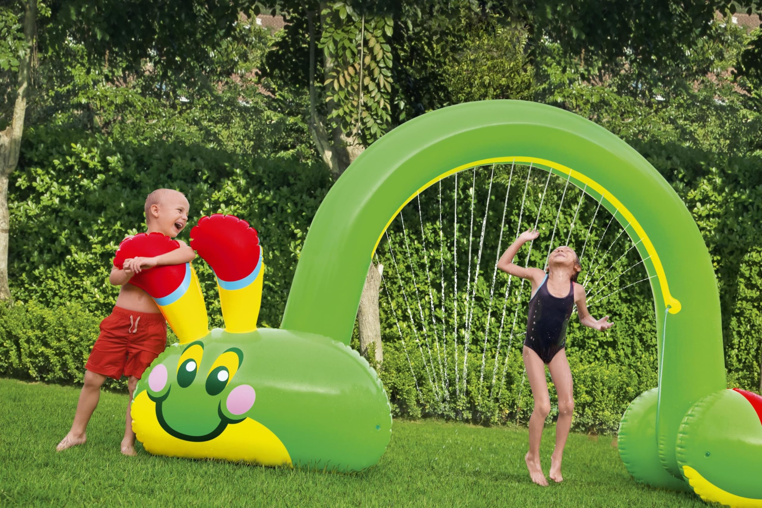 Bestway Jumbo Wassersprinkler, Raupe, 338 x 110 x 188 cm
